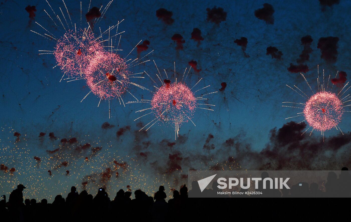 Fireworks on Victory Day