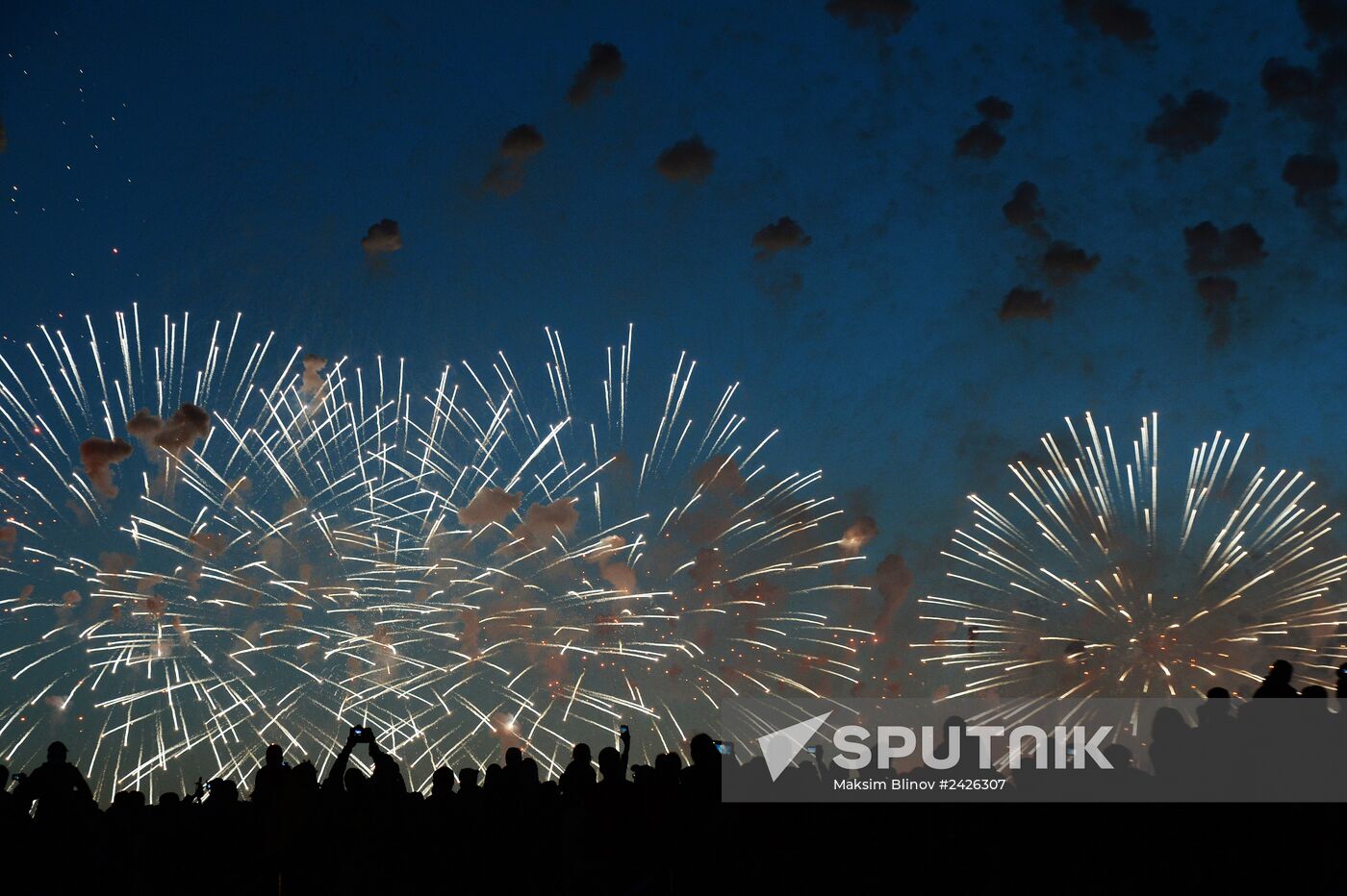 Fireworks on Victory Day