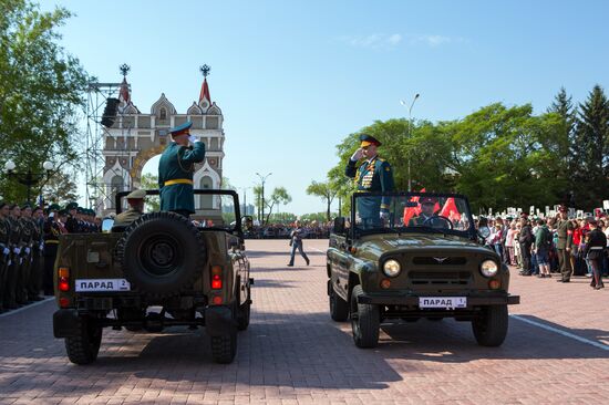Victory Day parade in Russian regions