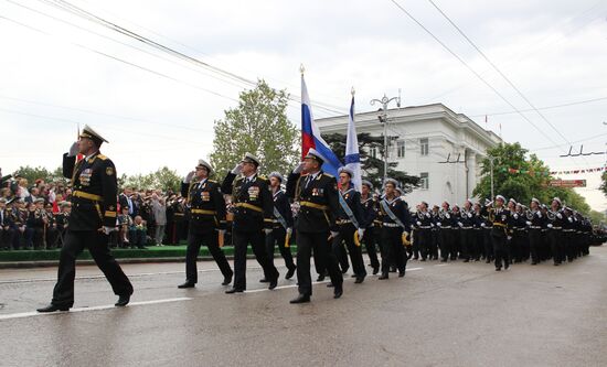 Victors' Parade in Sevastopol