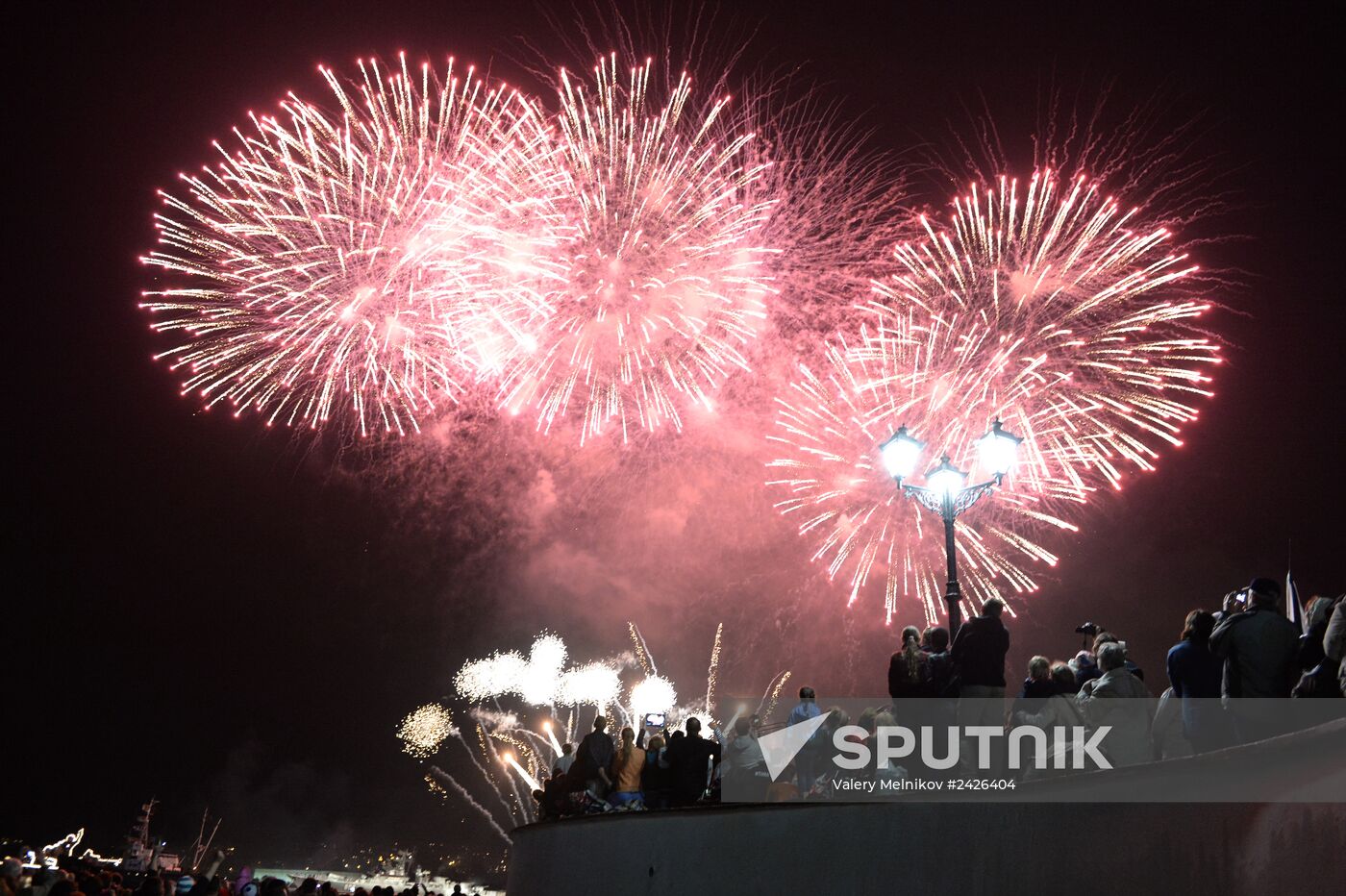 Fireworks on Victory Day