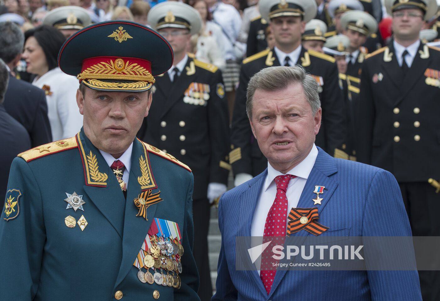 Vladimir Putin attends celebrations marking 69th anniversary of victory in Great Patriotic War and anniversary of Sevastopol's liberation