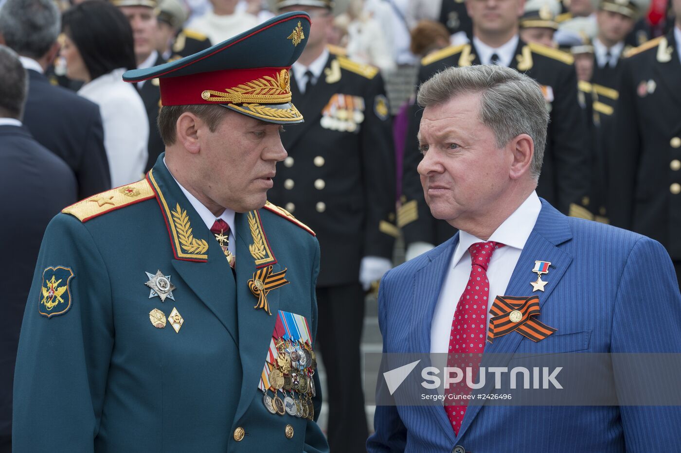 Vladimir Putin attends celebrations marking 69th anniversary of victory in Great Patriotic War and anniversary of Sevastopol's liberation