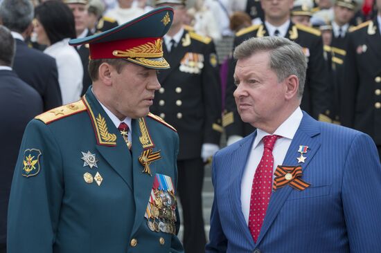 Vladimir Putin attends celebrations marking 69th anniversary of victory in Great Patriotic War and anniversary of Sevastopol's liberation