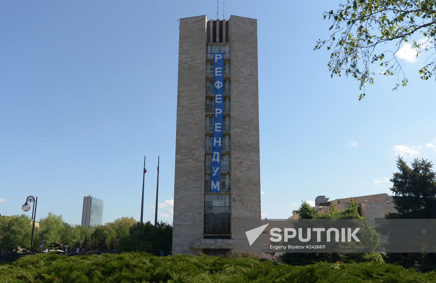 Situation in Donetsk prior to referendum