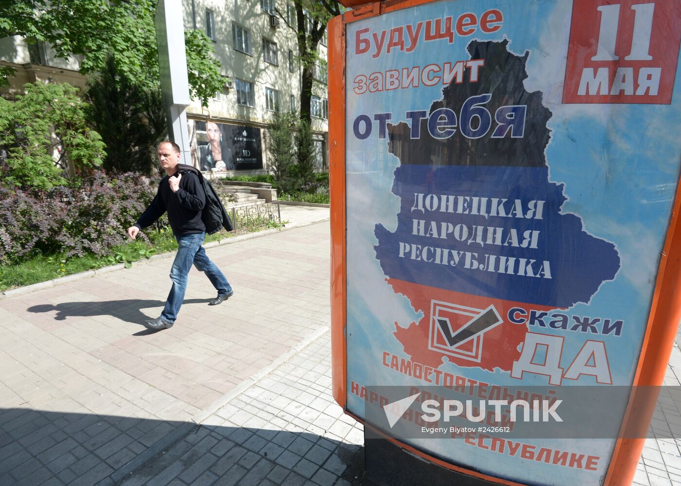 Situation in Donetsk prior to referendum