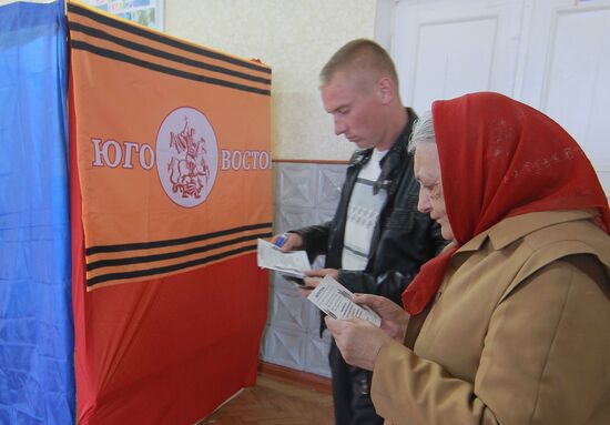Donetsk and Lugansk regions hold referendum on self-determination