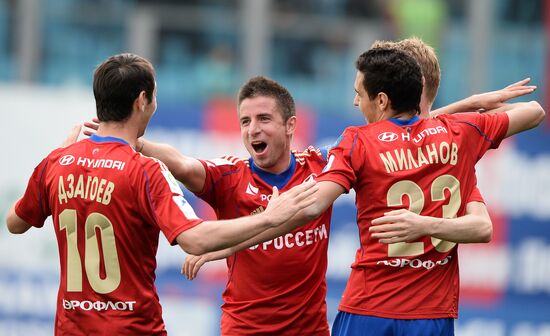 Russian Football Premier League. CSKA Moscow vs. Tom Tomsk