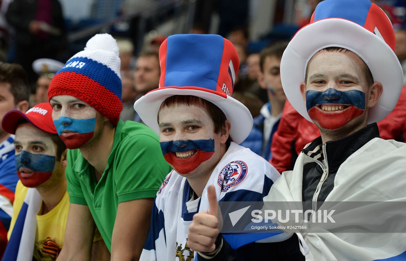 2014 Men's World Ice Hockey Championships. Finland vs. Russia