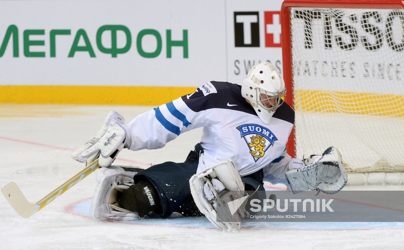 2014 Men's World Ice Hockey Championships. Finland vs. Russia