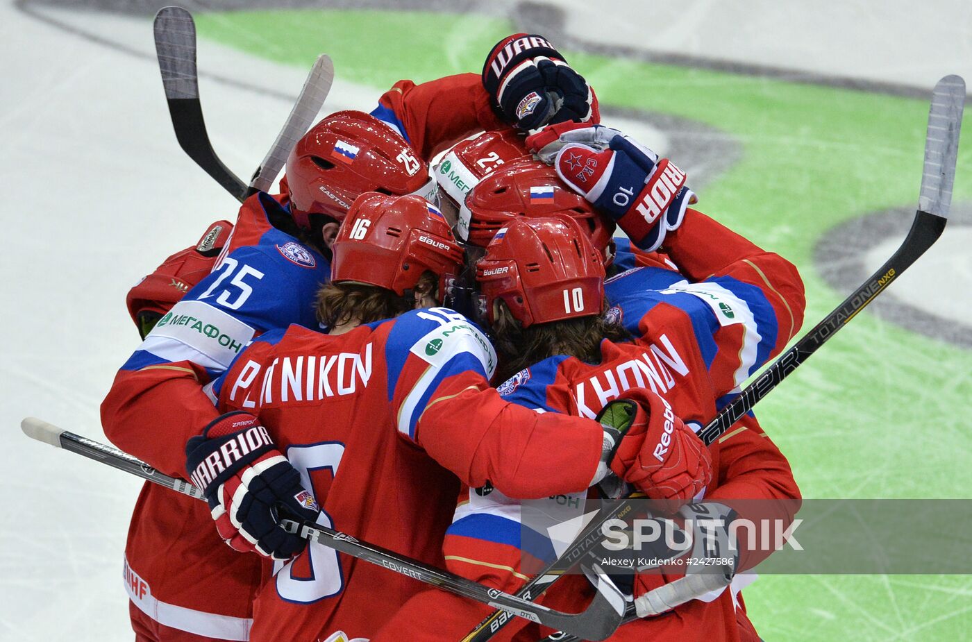 2014 Men's World Ice Hockey Championships. Finland vs. Russia
