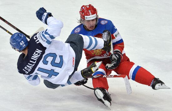 2014 Men's World Ice Hockey Championships. Finland vs. Russia