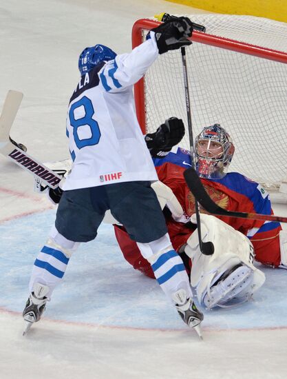 2014 Men's World Ice Hockey Championships. Finland vs. Russia