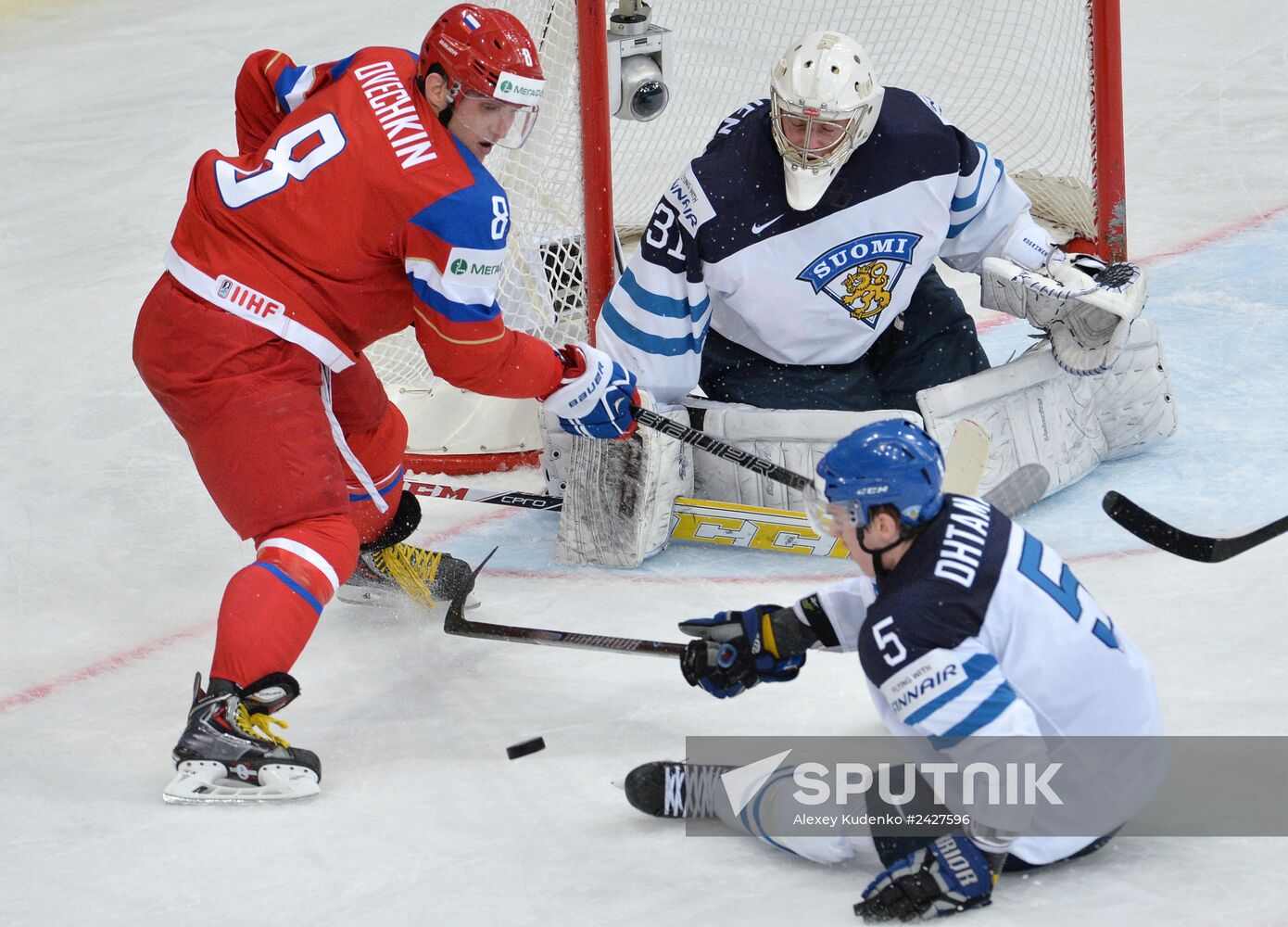 2014 Men's World Ice Hockey Championships. Finland vs. Russia