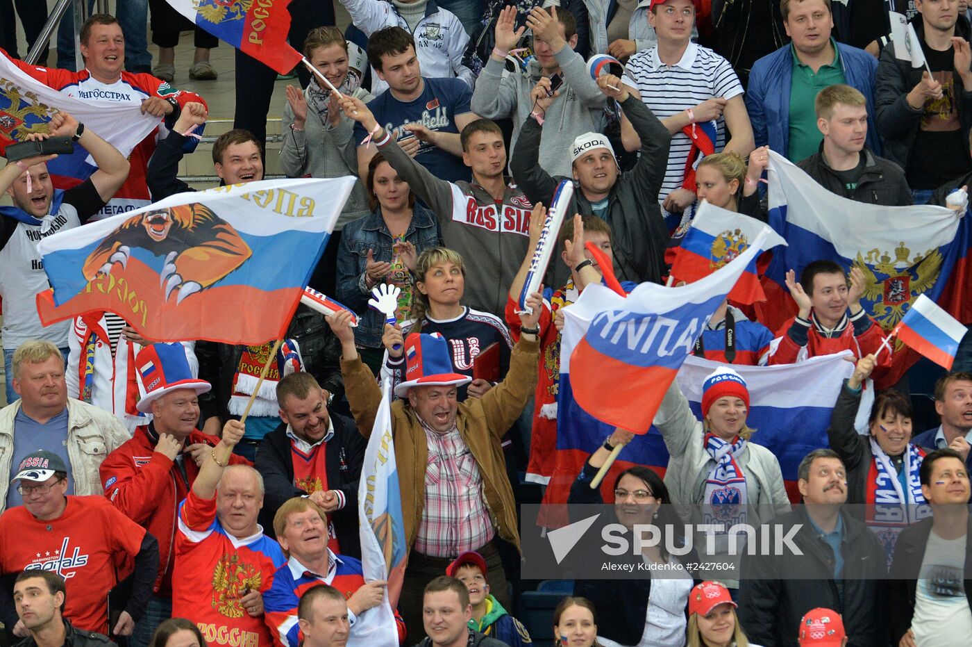 2014 Men's World Ice Hockey Championships. Finland vs. Russia