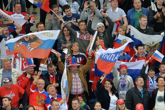 2014 Men's World Ice Hockey Championships. Finland vs. Russia