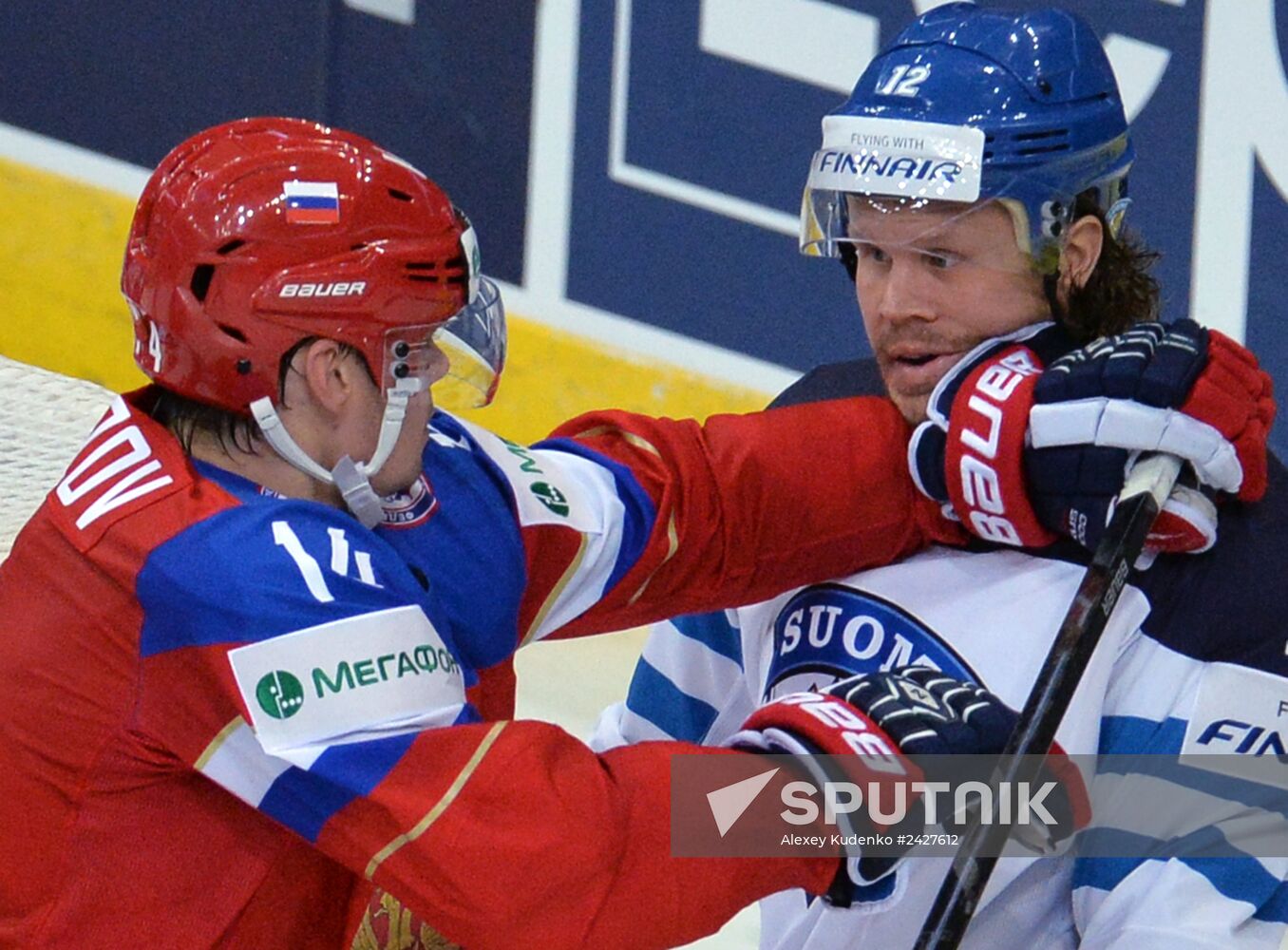 2014 Men's World Ice Hockey Championships. Finland vs. Russia