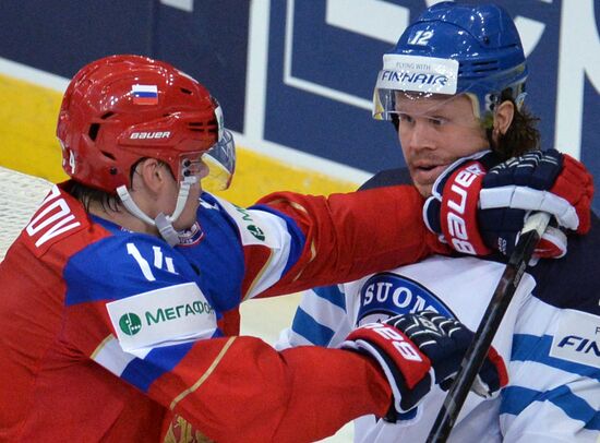 2014 Men's World Ice Hockey Championships. Finland vs. Russia