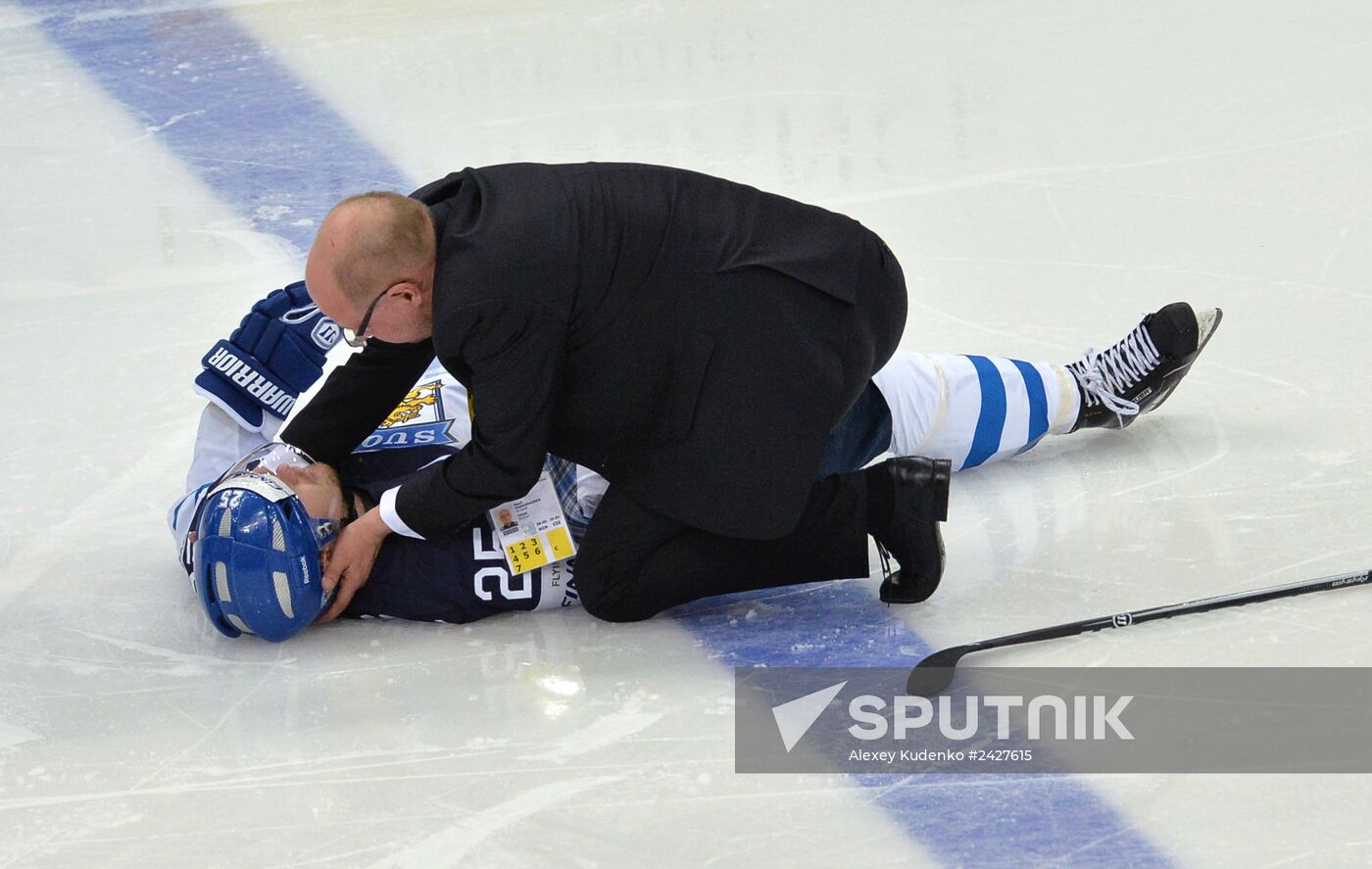 2014 Men's World Ice Hockey Championships. Finland vs. Russia