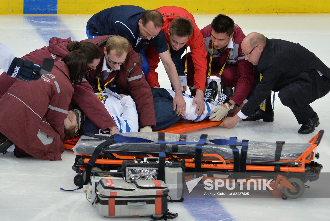 2014 IIHF Ice Hockey World Championship. Finland vs. Russia