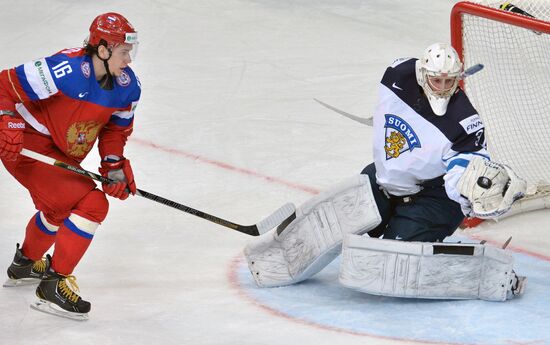 2014 Men's World Ice Hockey Championships. Finland vs. Russia