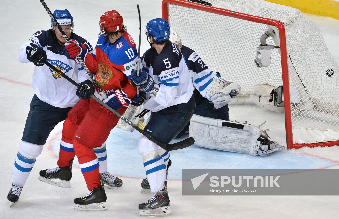2014 Men's World Ice Hockey Championships. Finland vs. Russia