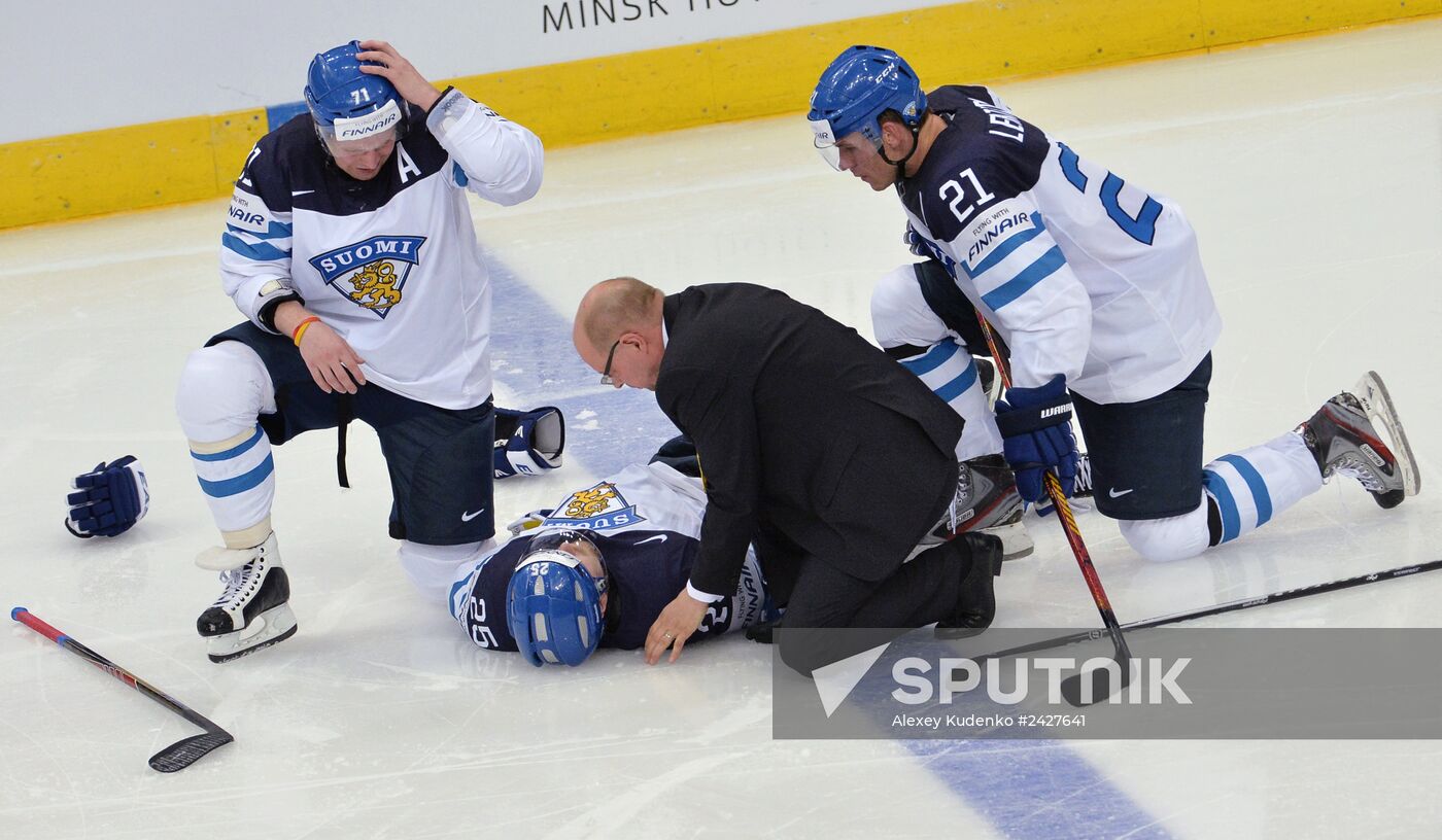 2014 IIHF Ice Hockey World Championship. Finland vs. Russia