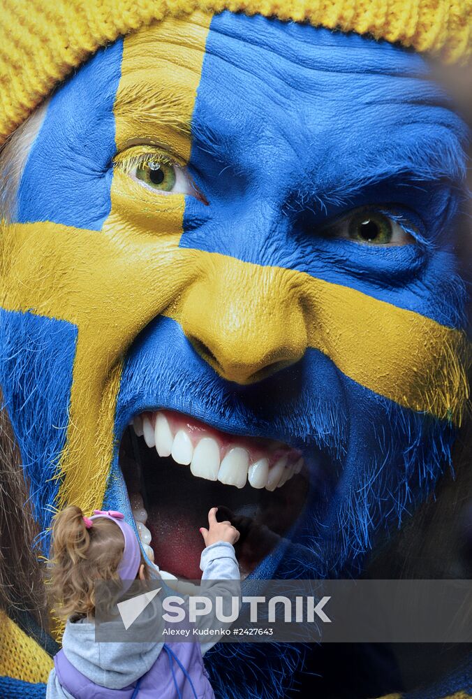 2014 IIHF Ice Hockey World Championship. Finland vs. Russia