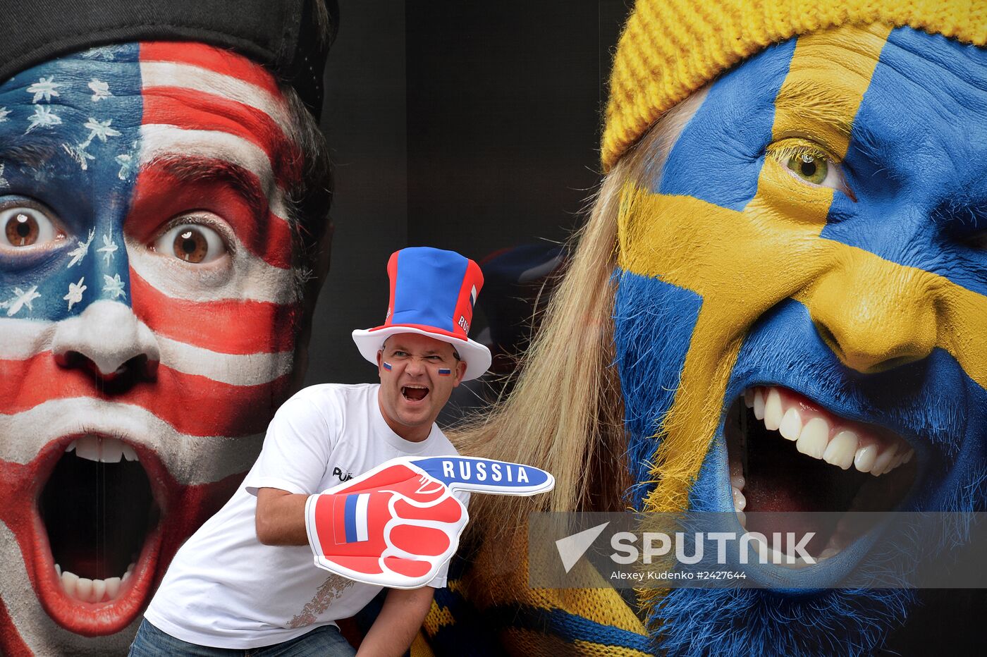 2014 IIHF Ice Hockey World Championship. Finland vs. Russia