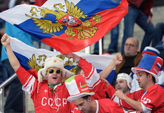 2014 IIHF Ice Hockey World Championship. Finland vs. Russia
