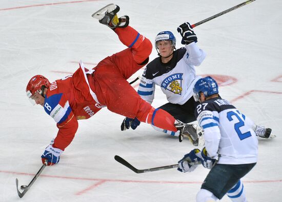 2014 Men's World Ice Hockey Championships. Finland vs. Russia