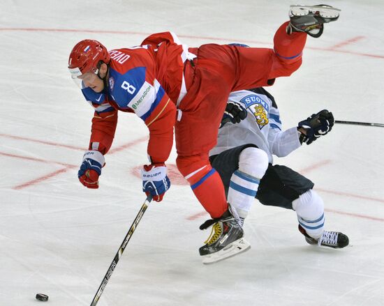 2014 Men's World Ice Hockey Championships. Finland vs. Russia