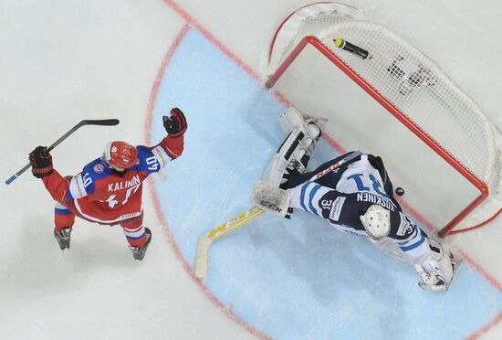 2014 IIHF Ice Hockey World Championship. Finland vs. Russia