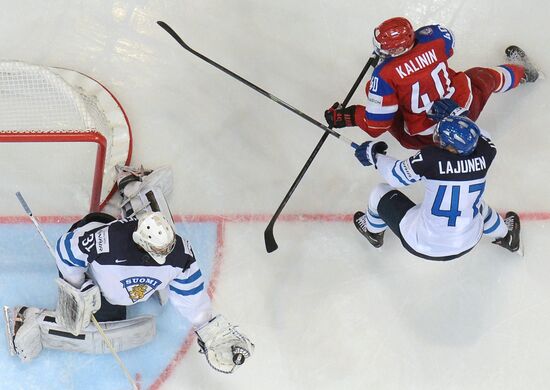 2014 IIHF Ice Hockey World Championship. Finland vs. Russia