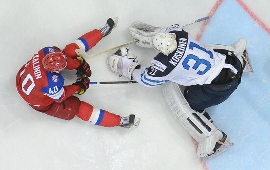 2014 IIHF Ice Hockey World Championship. Finland vs. Russia