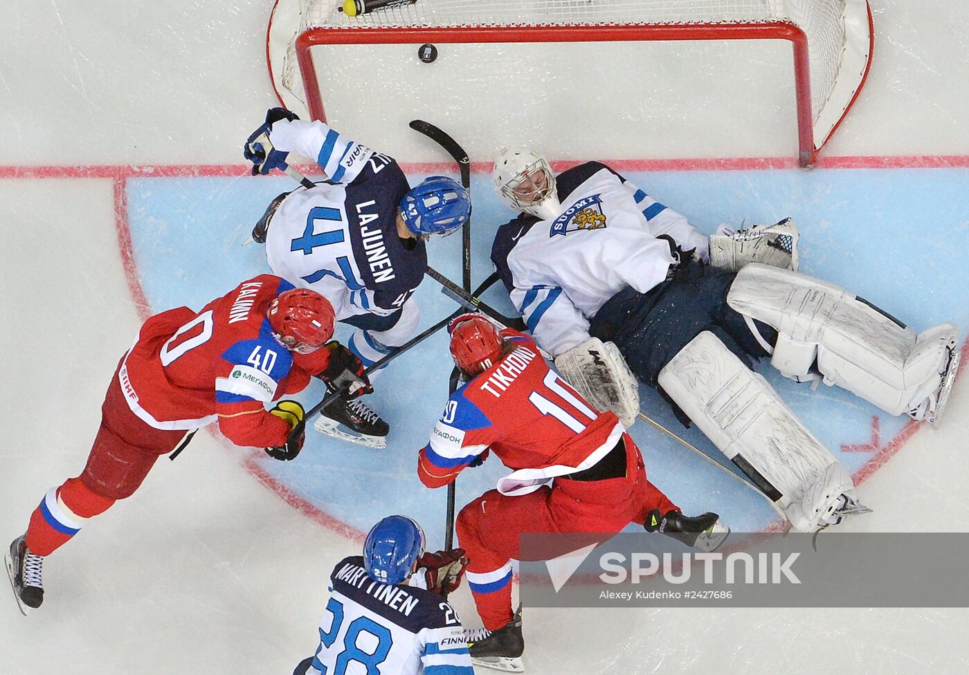 2014 IIHF Ice Hockey World Championship. Finland vs. Russia