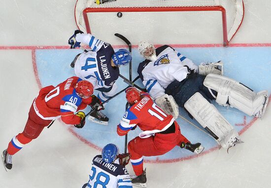 2014 IIHF Ice Hockey World Championship. Finland vs. Russia