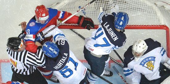2014 IIHF Ice Hockey World Championship. Finland vs. Russia