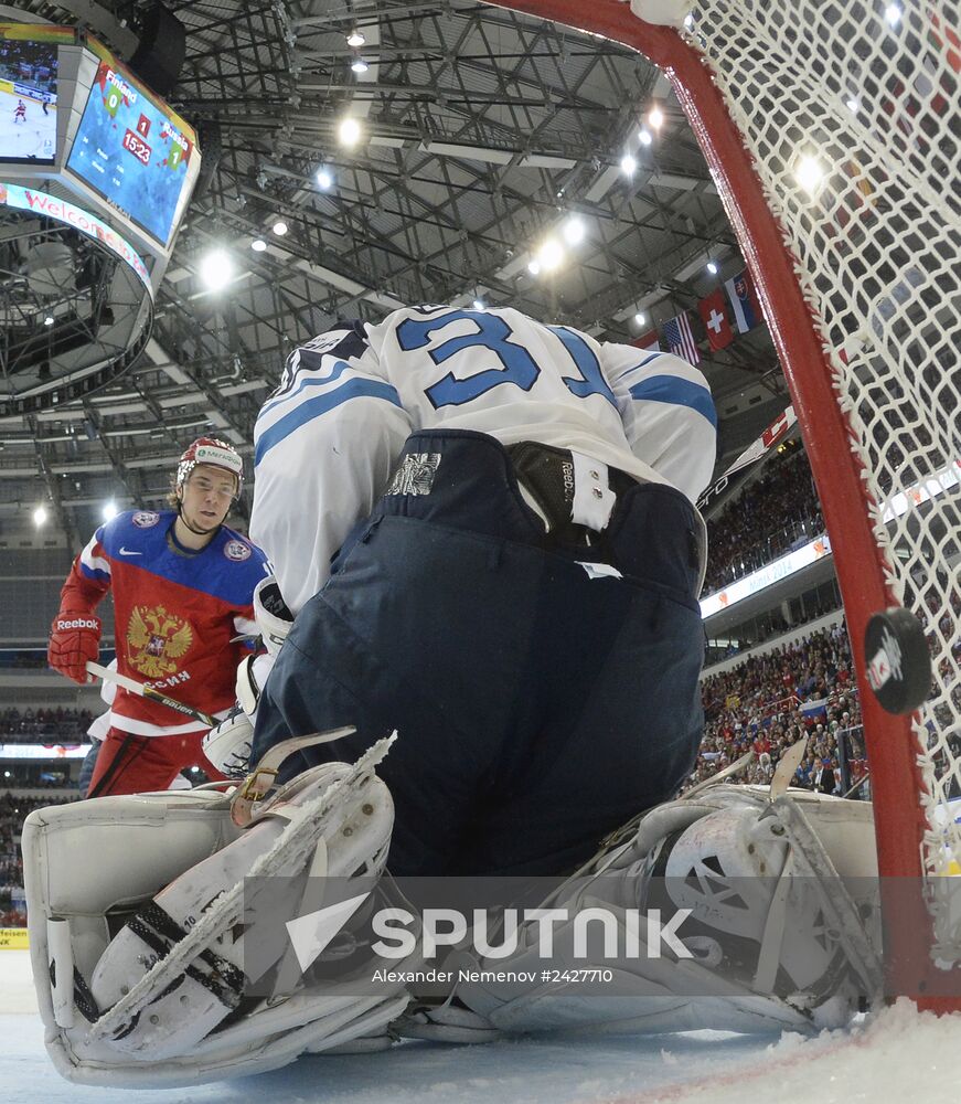 2014 IIHF Ice Hockey World Championship. Finland vs. Russia