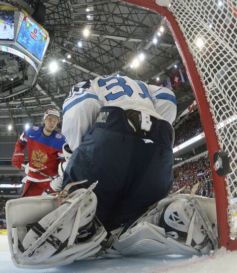 2014 IIHF Ice Hockey World Championship. Finland vs. Russia