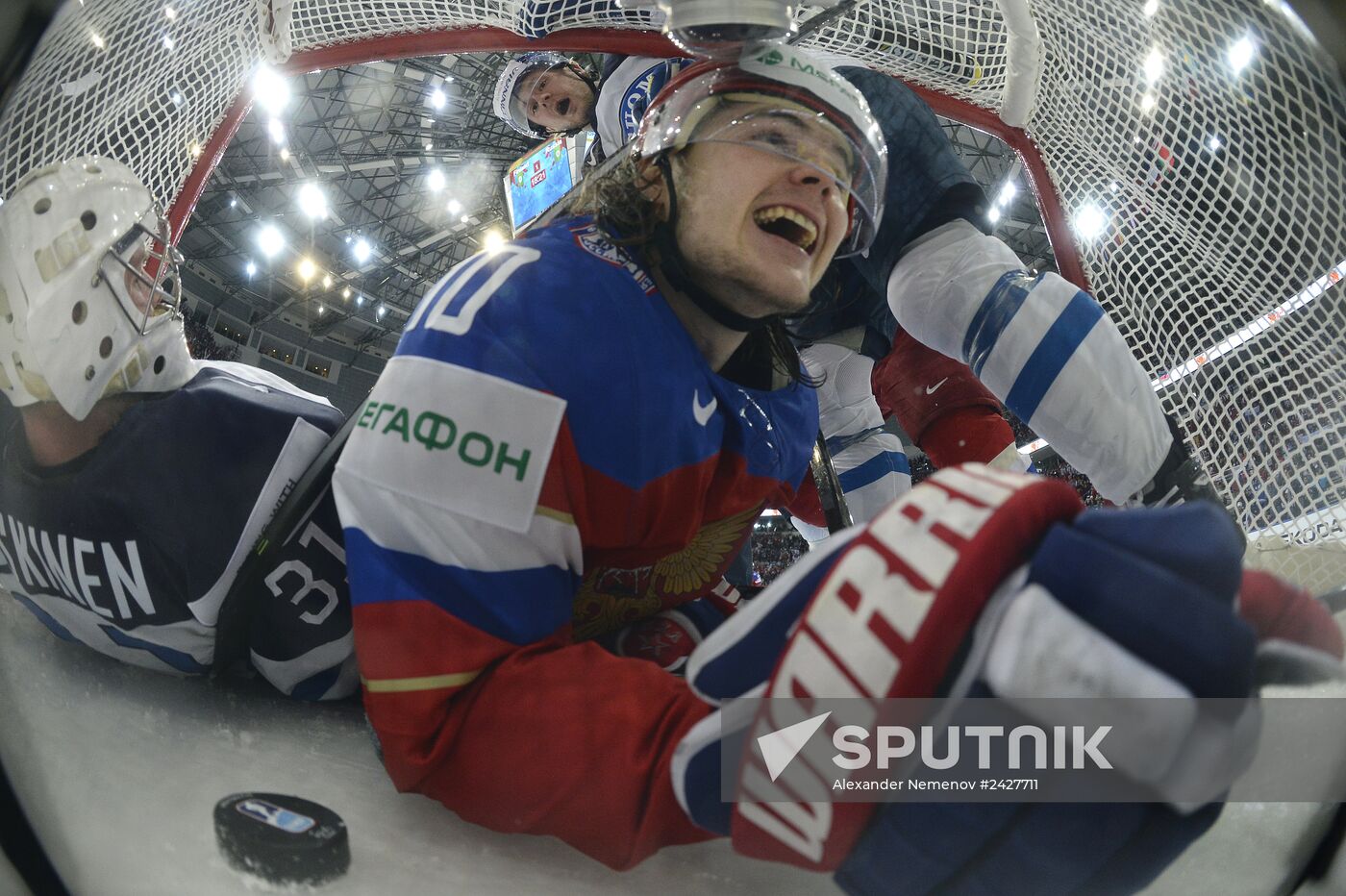 2014 IIHF Ice Hockey World Championship. Finland vs. Russia