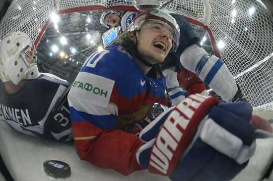 2014 IIHF Ice Hockey World Championship. Finland vs. Russia