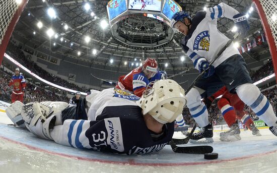 2014 IIHF Ice Hockey World Championship. Finland vs. Russia