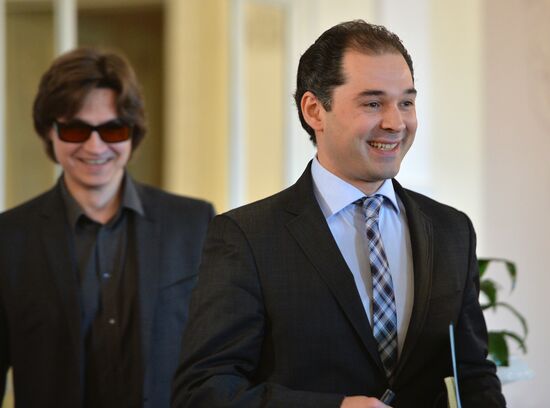 News conference marking opening of new season at the Bolshoi Theatre