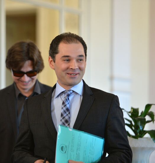 News conference marking opening of new season at the Bolshoi Theatre
