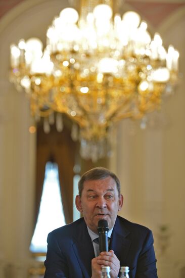 News conference marking opening of new season at the Bolshoi Theatre