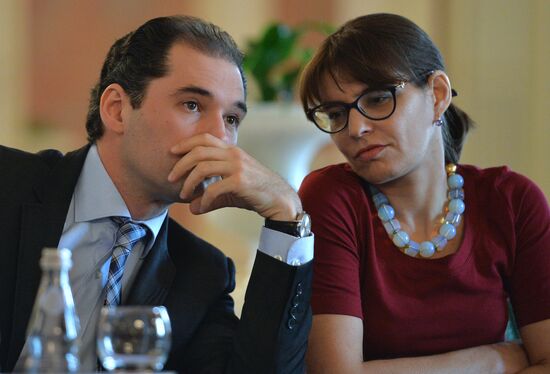 News conference marking opening of new season at the Bolshoi Theatre