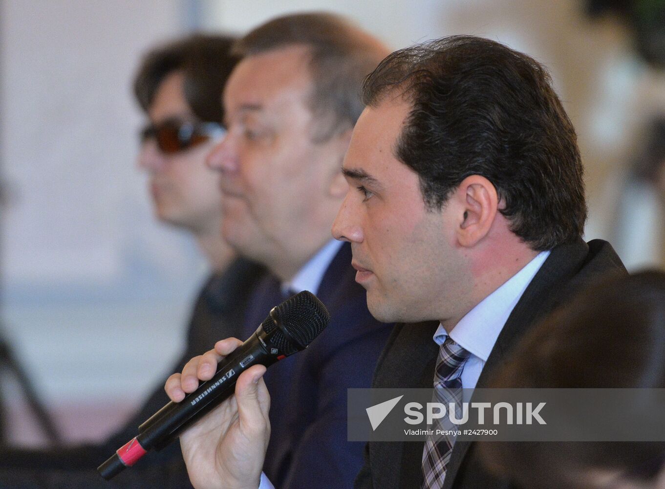 News conference marking opening of new season at the Bolshoi Theatre