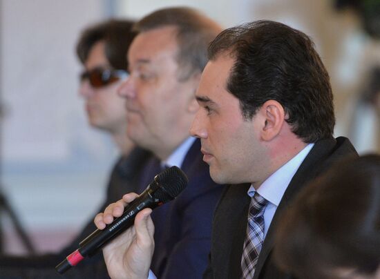 News conference marking opening of new season at the Bolshoi Theatre