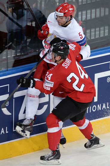 2014 Men's World Ice Hockey Championships. Switzerland vs. Belarus